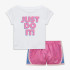 Футболка NIKE SWOOSH TEMPO TEE & SHORT SET PLAYFUL PINK 26L063-AFN