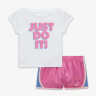 Футболка NIKE SWOOSH TEMPO TEE & SHORT SET PLAYFUL PINK 26L063-AFN