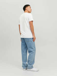 Футболка JJECORP LOGO TEE SS O-NECK NOOS 12151955-White-Detail:Play 4 Jack&Jones L Білий 12151955-WHITE-DETAIL:PLA