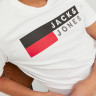 Футболка JJECORP LOGO TEE SS O-NECK NOOS 12151955-White-Detail:Play 4 Jack&Jones L Білий 12151955-WHITE-DETAIL:PLA