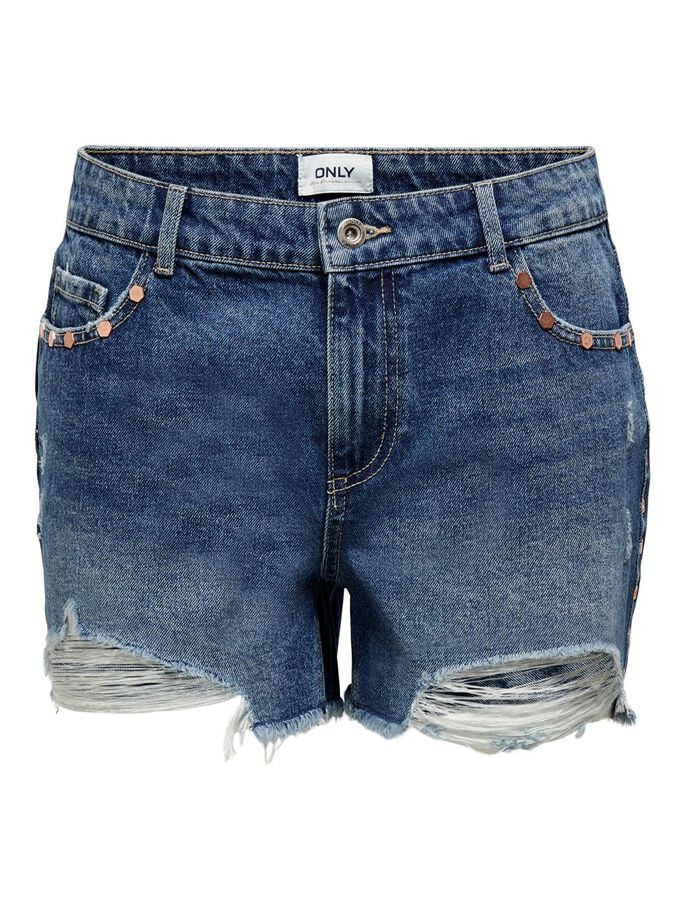 Шорти ONLSKY LIFE REG STUD DNM SHORTS PIM 15226997 Medium Blue Denim ONLY M Синій 15226997MediumBlueDenim