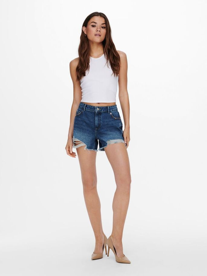 Шорти ONLSKY LIFE REG STUD DNM SHORTS PIM 15226997 Medium Blue Denim ONLY M Синій 15226997MediumBlueDenim