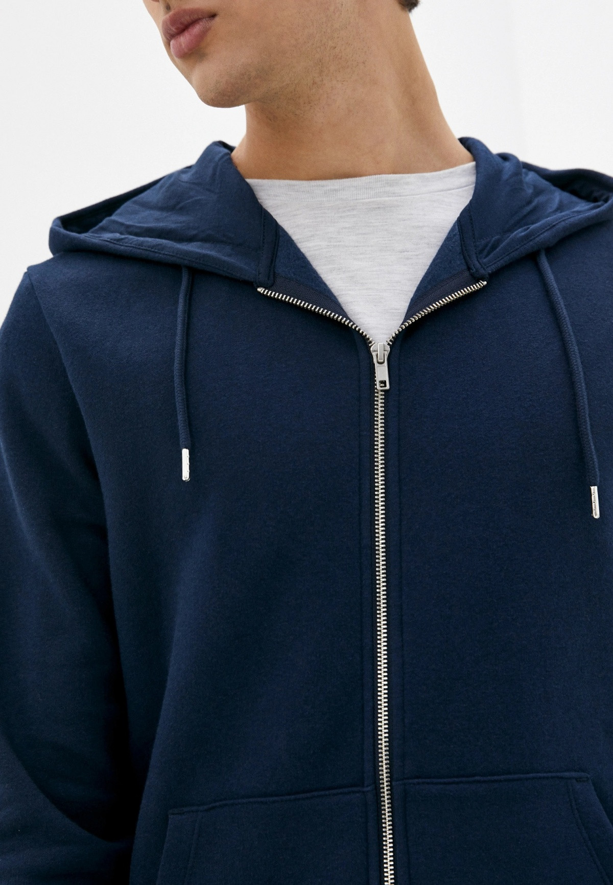 Толстовка PKTGMS BASIC SWEAT CARDIGAN 12116082-Navy Blazer Jack&Jones M Темно-синій 12116082-Navy Blazer