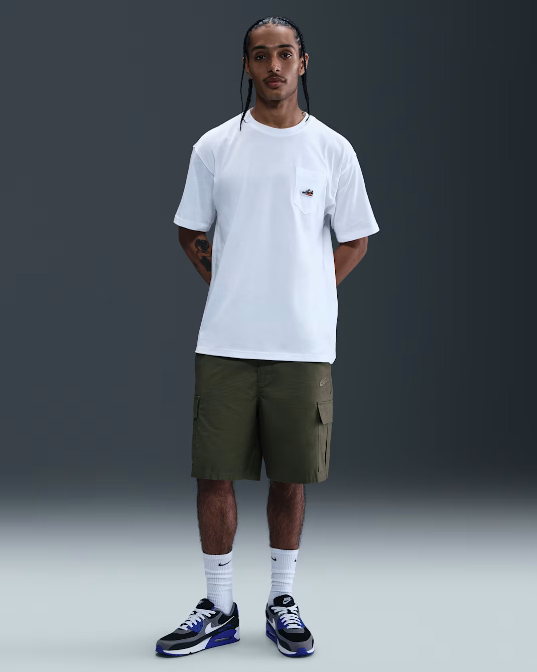 Футболка чоловіча Nike Accs Patch Cnct White HQ9242-100