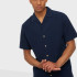 Сорочка JORWAVY SHIRT SS 12187608 Navy Blazer Jack&Jones L Темно-синій 12187608NAVYBLAZER