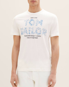 Футболка 1036334-10332 Tom Tailor L Білий 1036334-10332