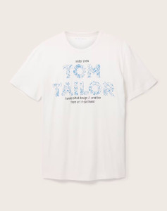 Футболка 1036334-10332 Tom Tailor L Білий 1036334-10332