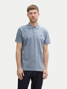 Футболка поло POLO SHIRT WITH STRETCH 1045629-37707 Tom Tailor L Блакитний 1045629-37707