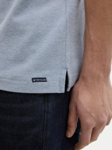 Футболка поло POLO SHIRT WITH STRETCH 1045629-37707 Tom Tailor L Блакитний 1045629-37707
