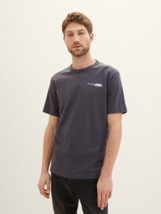 Футболка Men's Short Sleeve Shirt 1040821-10899 Tom Tailor M Темно-сірий 1040821-10899