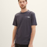 Футболка Men's Short Sleeve Shirt 1040821-10899 Tom Tailor M Темно-сірий 1040821-10899