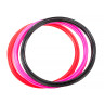 Кільця спортивні 12 шт (4 Червоні+4 Рожеві+4 Чорні) AVK3-610-600-001