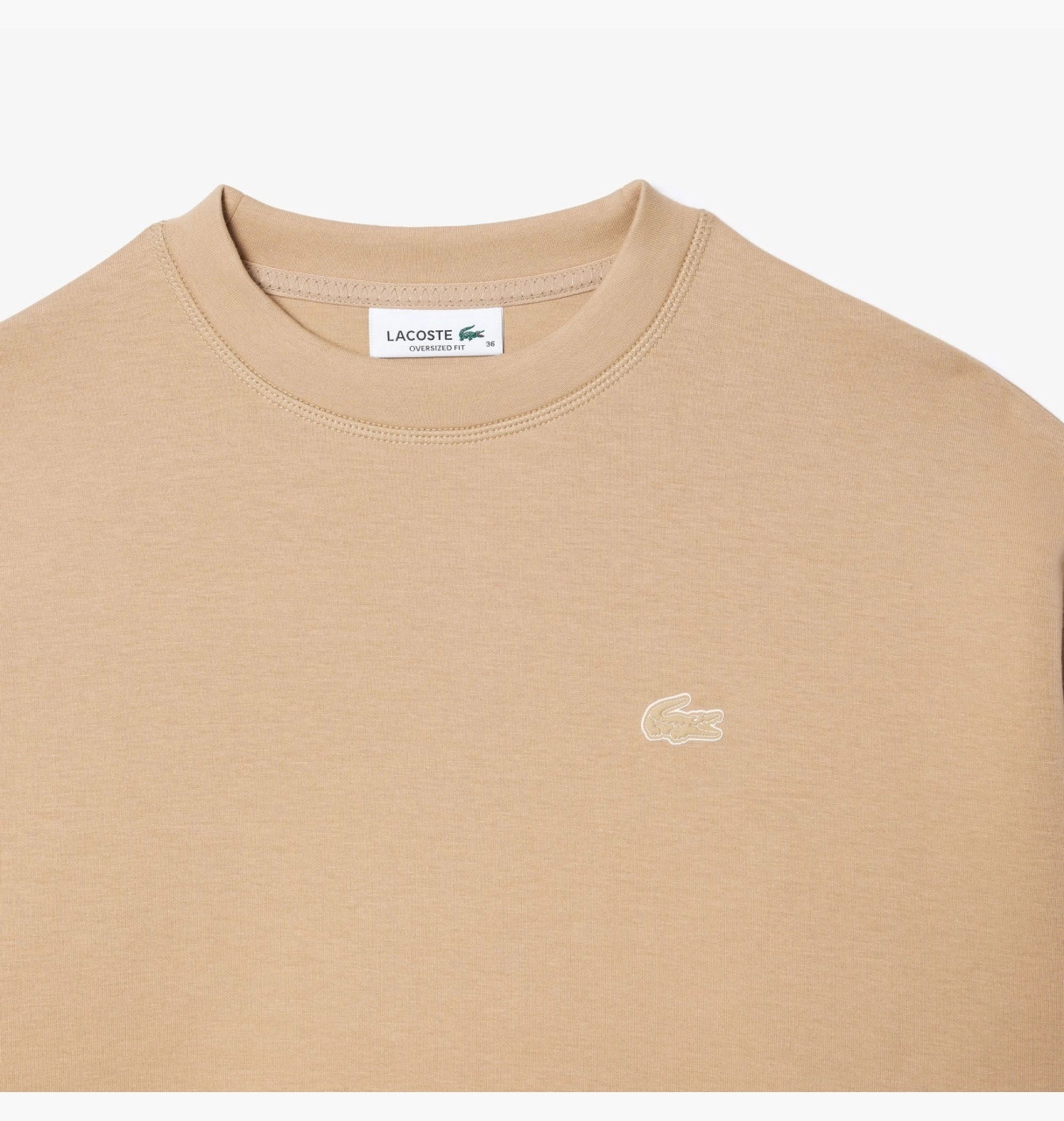 Світшот жіночий Lacoste Oversize Fit Beige SF561402S 36 SF561402S