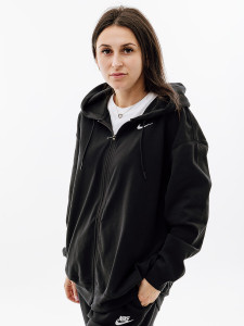 Кофта Nike W NSW JRSY OS FZ HOODIE DM6415-010