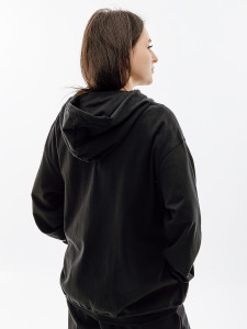 Кофта Nike W NSW JRSY OS FZ HOODIE DM6415-010