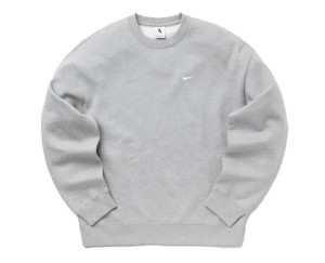 Світшот NIKE SOLO SWOOSH DK GREY HEATHER/WHITE DX1361-063