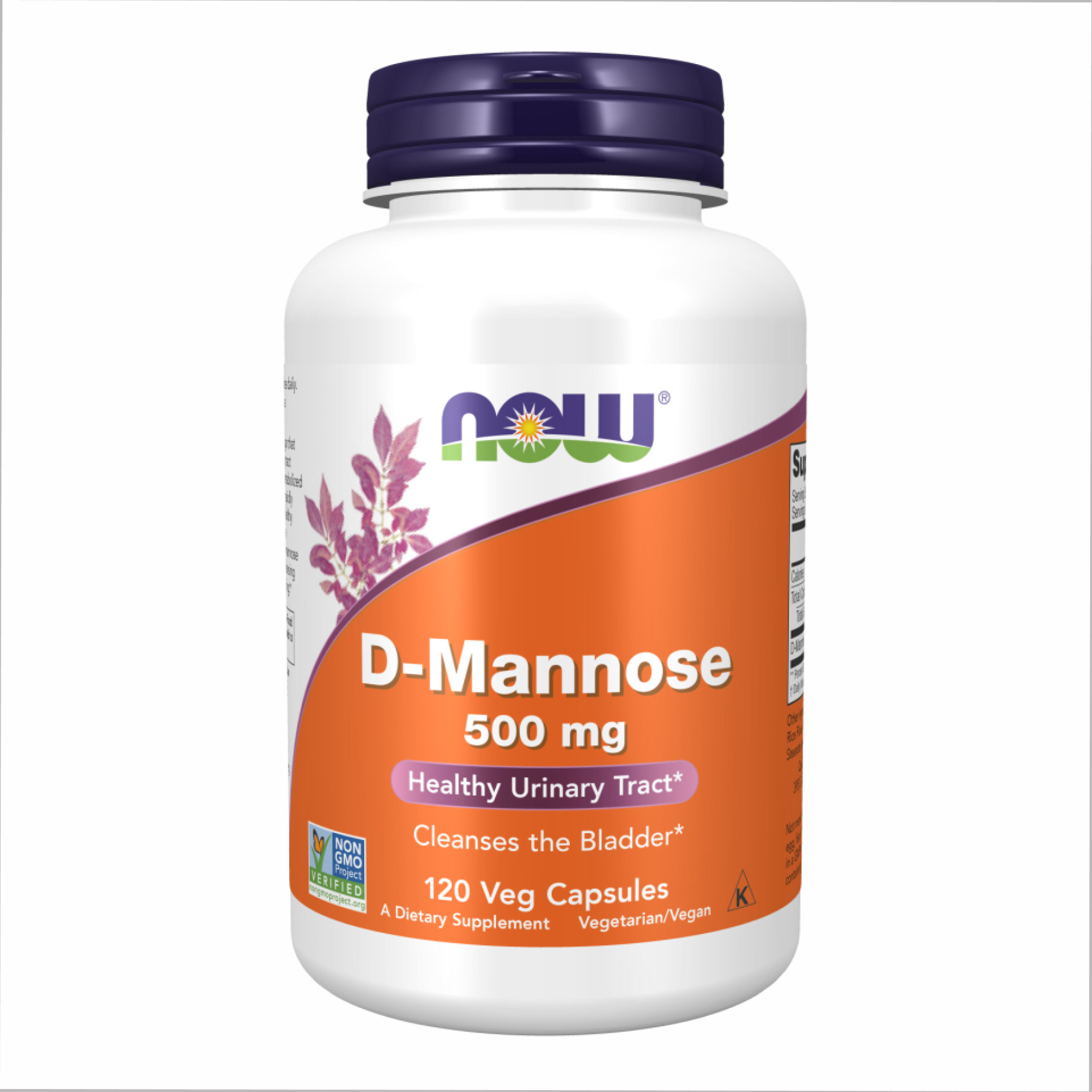 Софт гелеві капсули D-Mannose 500 mg - 120 Caps 100-58-8831431-20