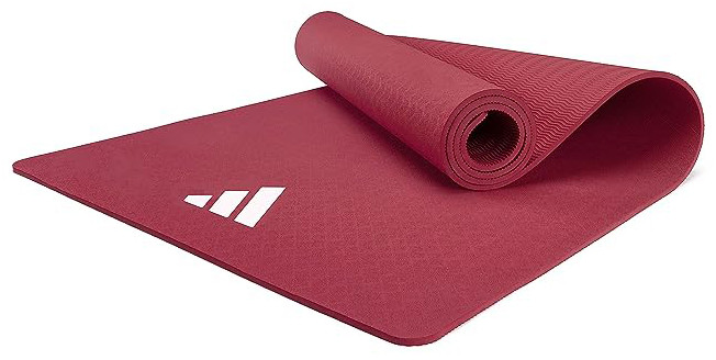 Килимок для йоги Adidas Yoga Mat червоний Уні 176 х 61 х 0,8 см ADYG-10100MR