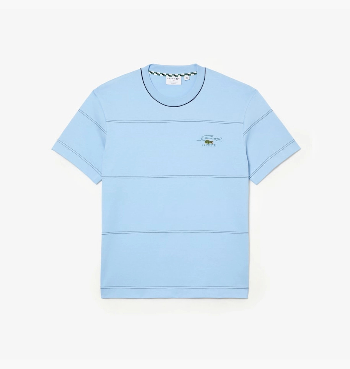 Футболка Lacoste Men's Striped Organic Cotton Jersey T-Shirt TH5364 51 HBP
