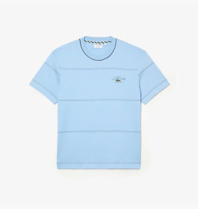 Футболка Lacoste Men's Striped Organic Cotton Jersey T-Shirt TH5364 51 HBP