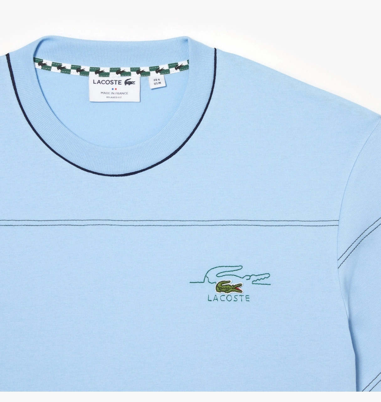 Футболка Lacoste Men's Striped Organic Cotton Jersey T-Shirt TH5364 51 HBP
