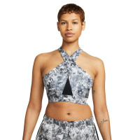Топ W NK DF SWSH WRAP BRA AOP DX1778-010