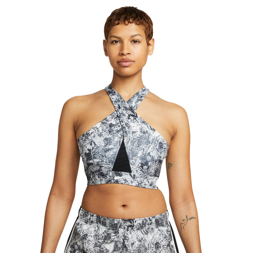 Топ W NK DF SWSH WRAP BRA AOP DX1778-010