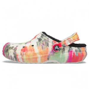 Крокси Crocs Classic Lined Tie Dye 206341-6TS