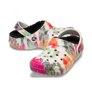 Крокси Crocs Classic Lined Tie Dye 206341-6TS