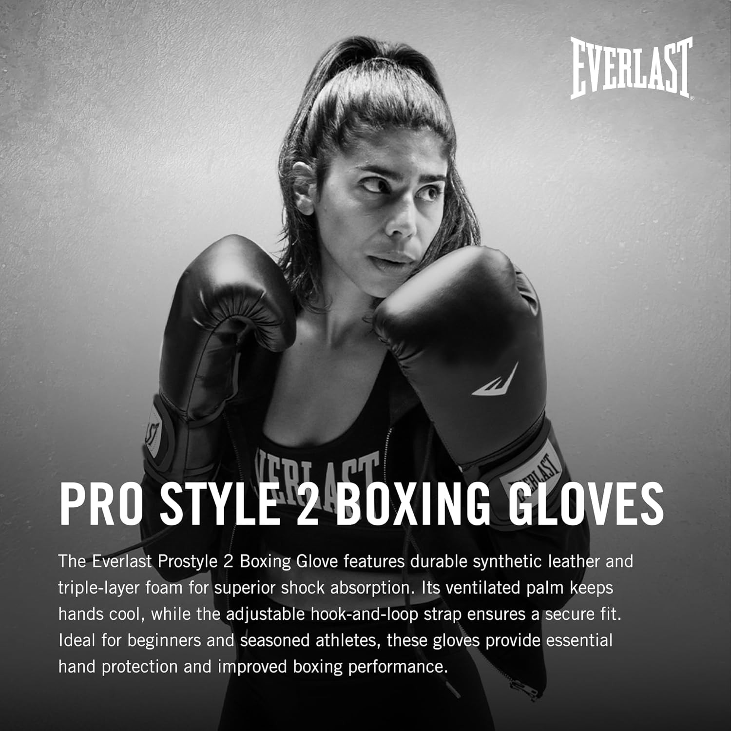 Рукавиці боксерські Everlast PROSTYLE 2 BOXING GLOVE червоний Уні 8 унцій P00003082