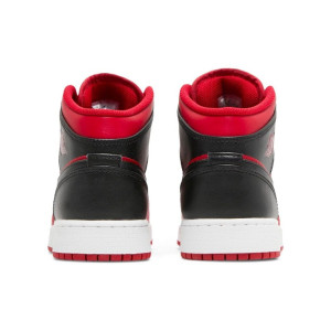 Кросівки Air Jordan 1 Mid Reverse Bred 2021 (GS) 554725-660