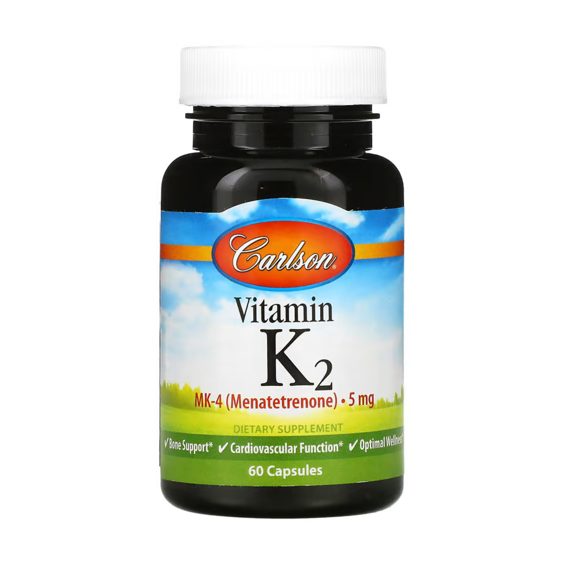 Капсули Carlson Laboratories Vitamin K2 MK-4 - 60 caps 2023-10-4553