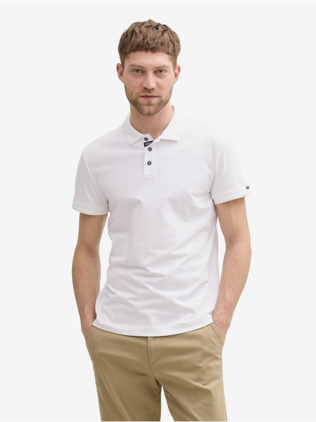 Поло Men's Polo Shirt 1045630-20000 Tom Tailor L Білий 1045630-20000