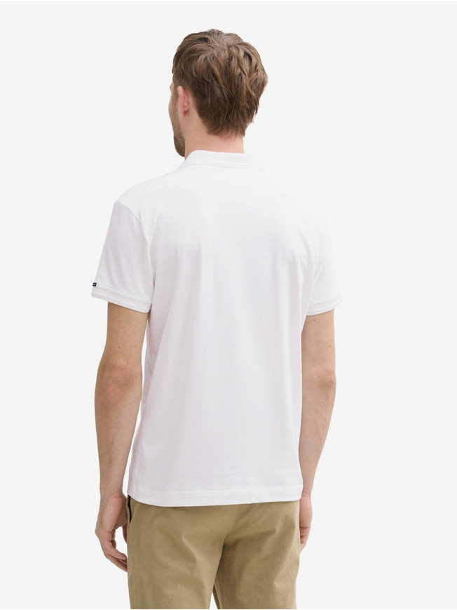 Поло Men's Polo Shirt 1045630-20000 Tom Tailor L Білий 1045630-20000