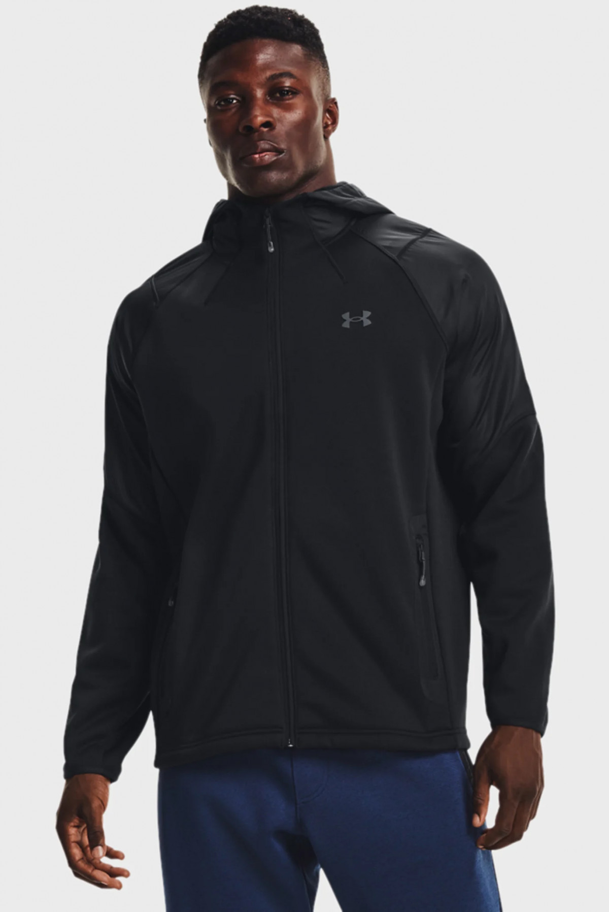 Джемпер UA Essential Swacket 1357475-002 Under Armour M Чорний 1357475-002