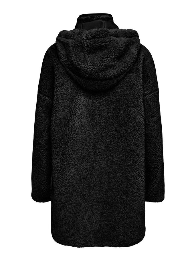 Пальто ONLSASCHA SHERPA JACKET CC OTW 15230461-Black ONLY L Чорний 15230461-BLACK