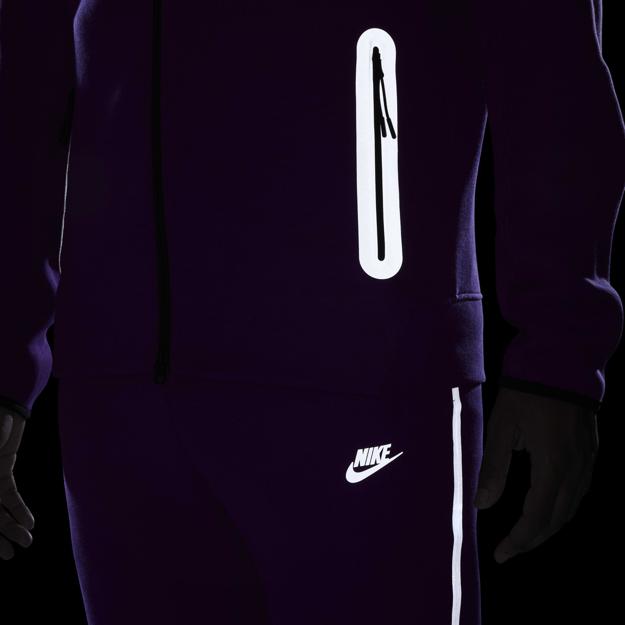 Толстовка дитяча Nike Tch Ssnl Tf+Wr Fz Violet FZ0754-505
