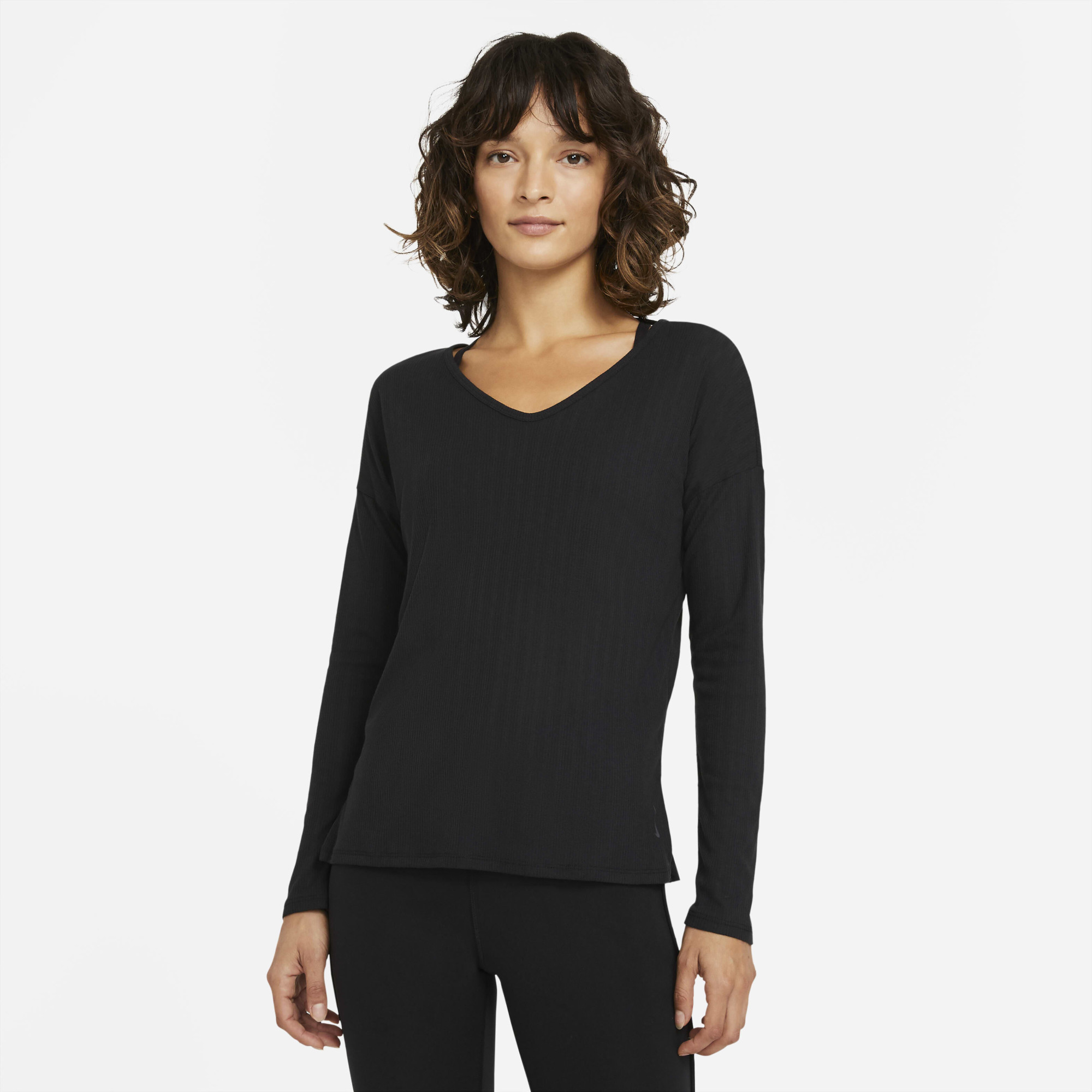 Лонгслів жіночий Nike Ny Pointelle Top Black Cz9186-010 CZ9186-010