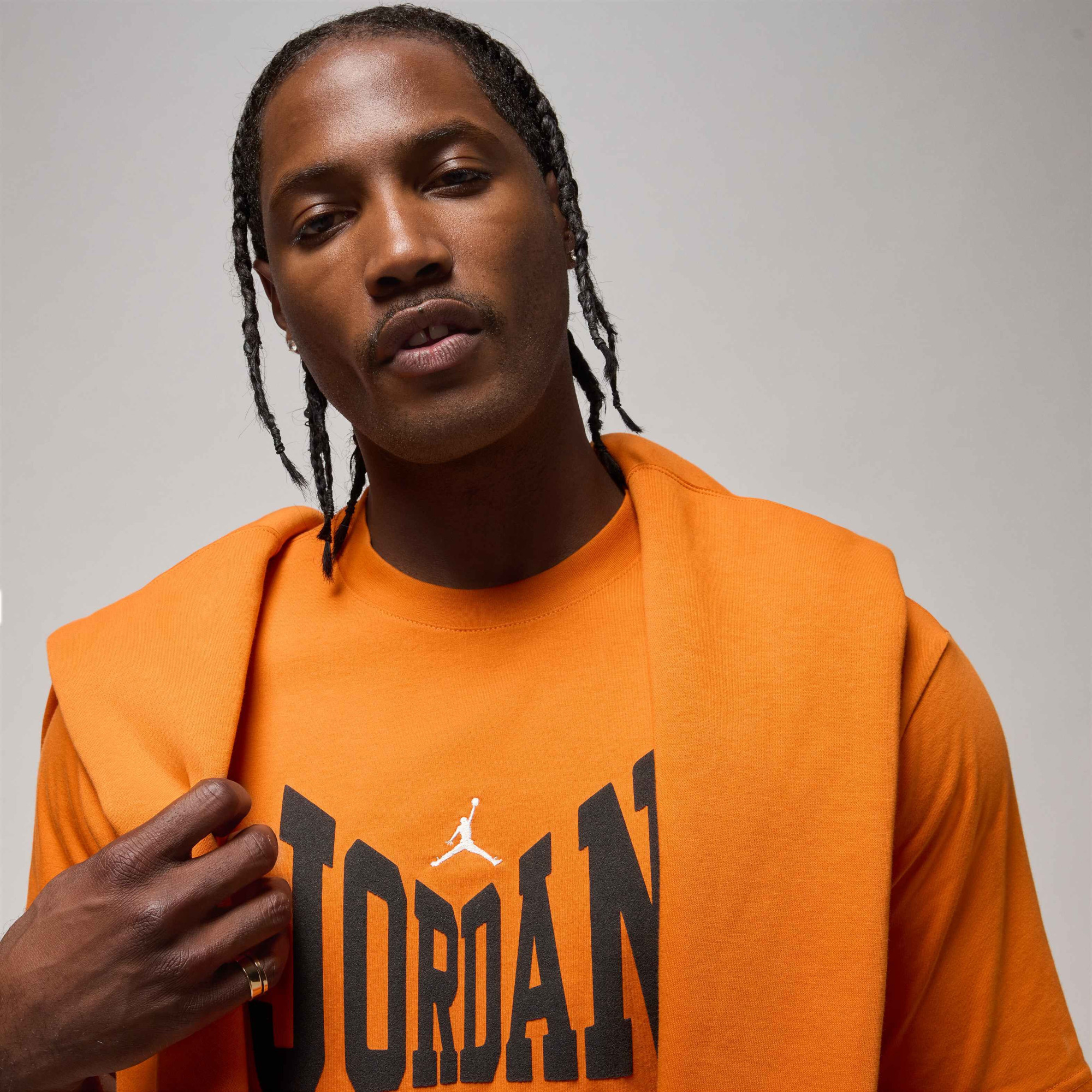 Футболка чоловіча Air Jordan Brk Col Wm Ss Orange HV3894-805