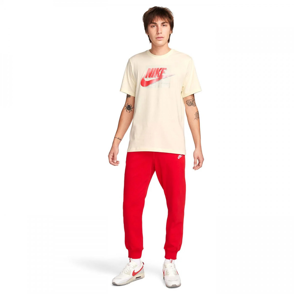 Футболка M NSW TEE 6MO FUTURA FQ7995-113 Nike M Бежевий FQ7995-113
