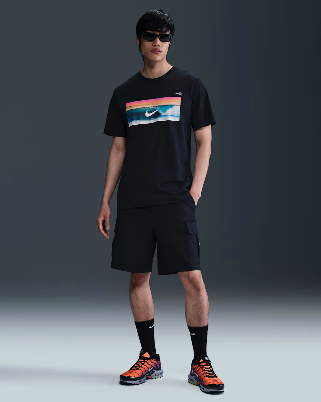 Футболка чоловіча Nike Sportswear Black HJ0760-010