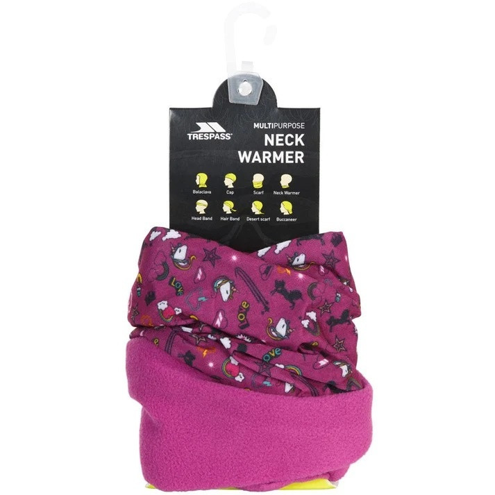 Баф CALLAGHAN - KIDS NECKWARMER UCHSSCN20001-UNICORN PRINT Trespass TU Розовий UCHSSCN20001-UNICORN PRIN