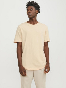 Футболка Jack & Jones JJEBASHER TEE O-NECK SS NOOS 12182498-ApricotIce