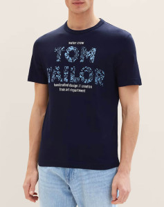 Футболка 1036334-10668 Tom Tailor L Темно-синій 1036334-10668