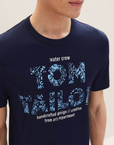Футболка 1036334-10668 Tom Tailor L Темно-синій 1036334-10668