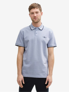 Футболка поло POLO SHIRT WITH STRETCH 1045629-37680 Tom Tailor L Блакитний 1045629-37680