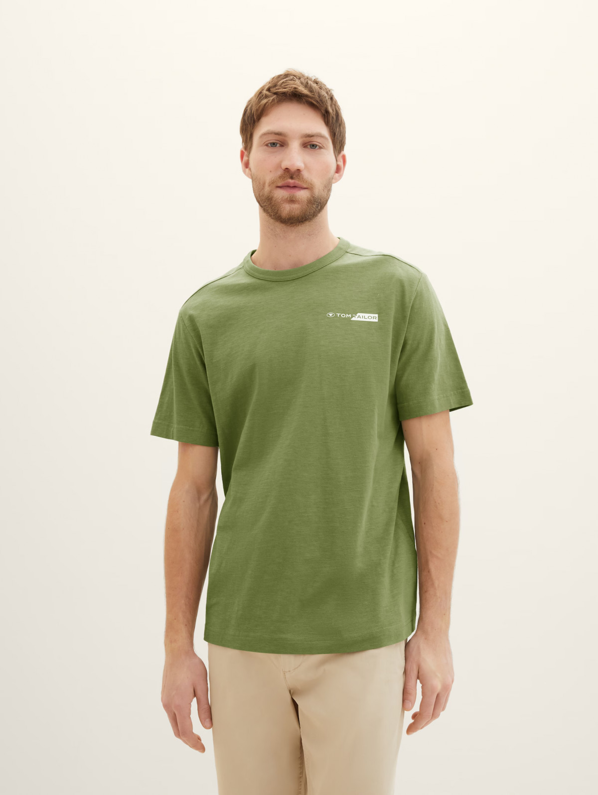 Футболка Men's Short Sleeve Shirt 1040821-21586 Tom Tailor L Зелений 1040821-21586