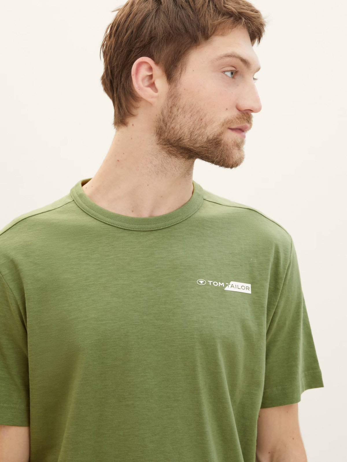 Футболка Men's Short Sleeve Shirt 1040821-21586 Tom Tailor L Зелений 1040821-21586