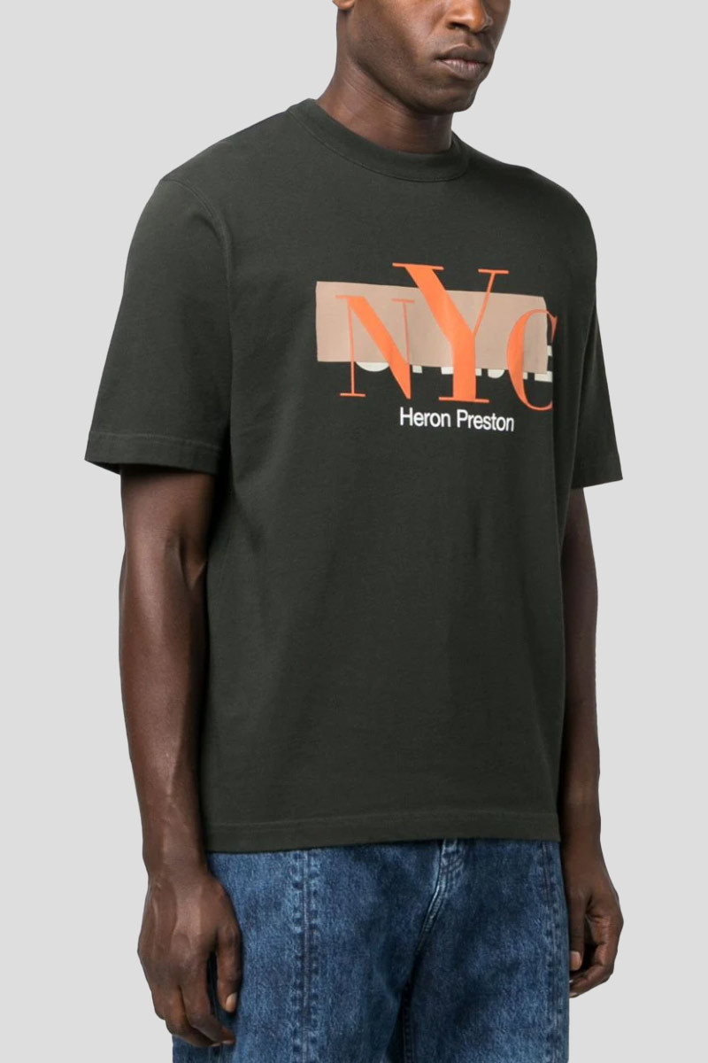Футболка HERON PRESTON NYC Censored T-Shirt HMAA032F23JER0061020