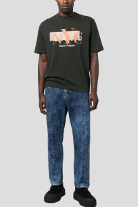 Футболка HERON PRESTON NYC Censored T-Shirt HMAA032F23JER0061020